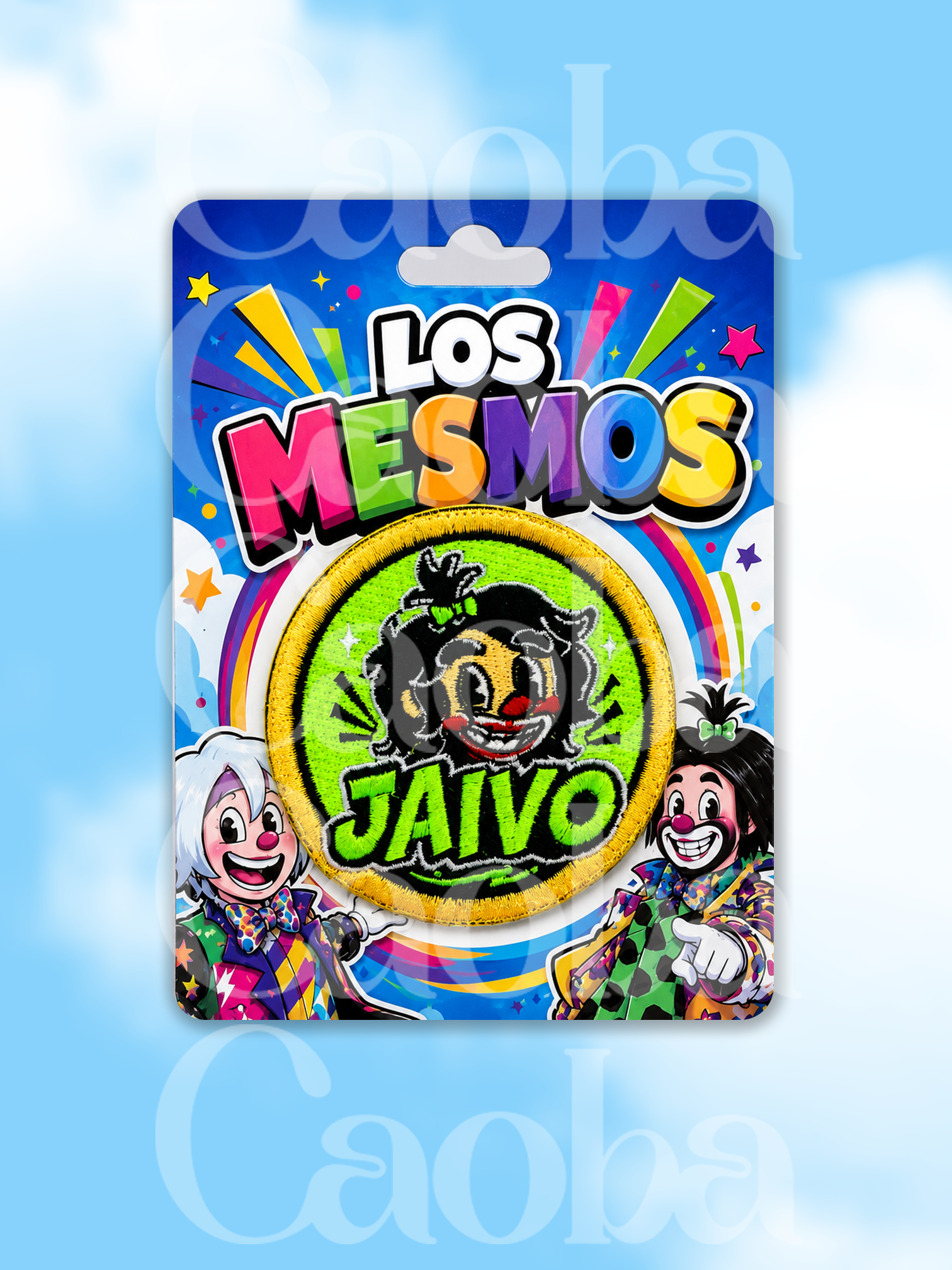 Imán Bordado Jaivo – Los Mesmos Show | Merch Oficial