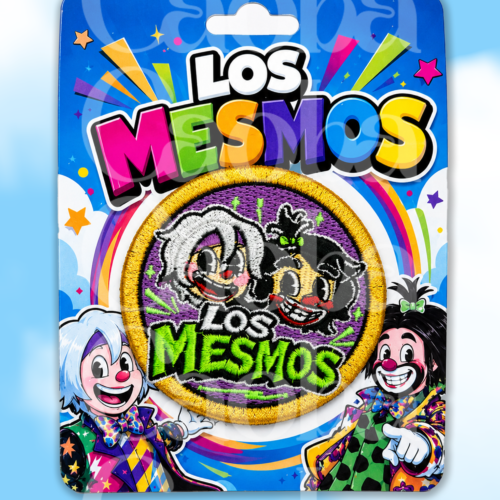 iman-bordado-mesmos Imán bordado de Los Mesmos Show con Randy y Jaivo juntos